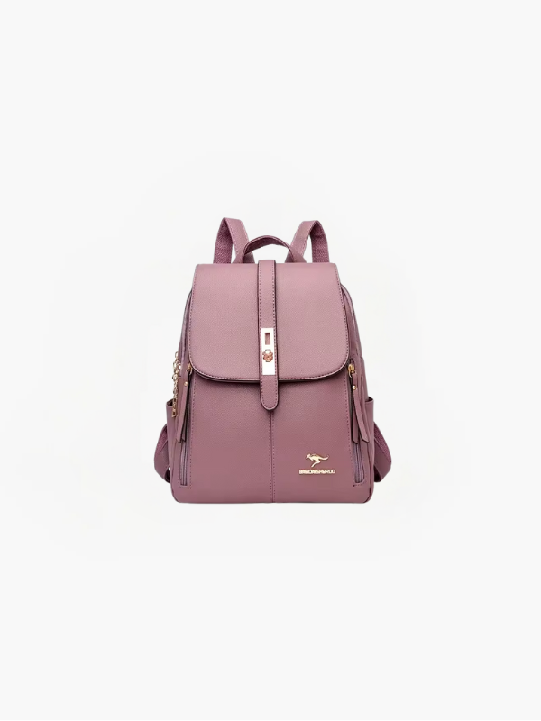 Nova - Anti-theft PU leather backpack with RFID protection and stylish design