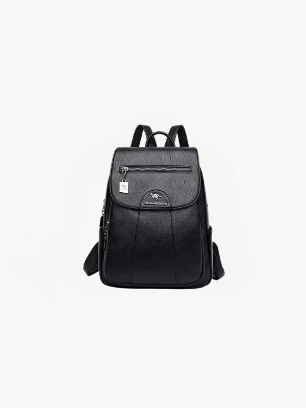 Ayla - Anti-Theft PU Leather Backpack with RFID Protection and Stylish Design