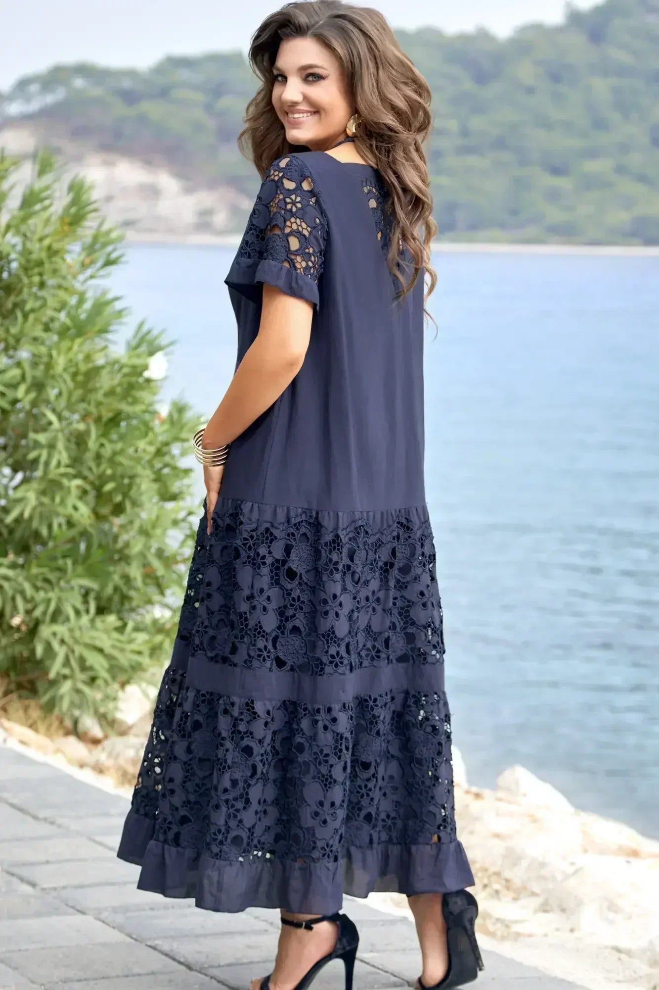Delilah - Tummy-Covering Dress (Plus Size Available)