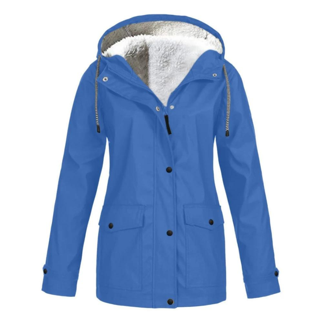 Sophie - Windproof Hooded Rain Jacket (Plus Size Available)