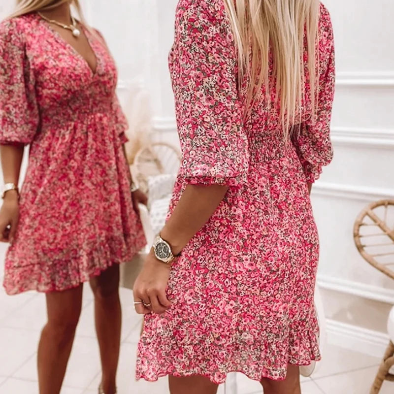 Tegan - Boho Mini Dress