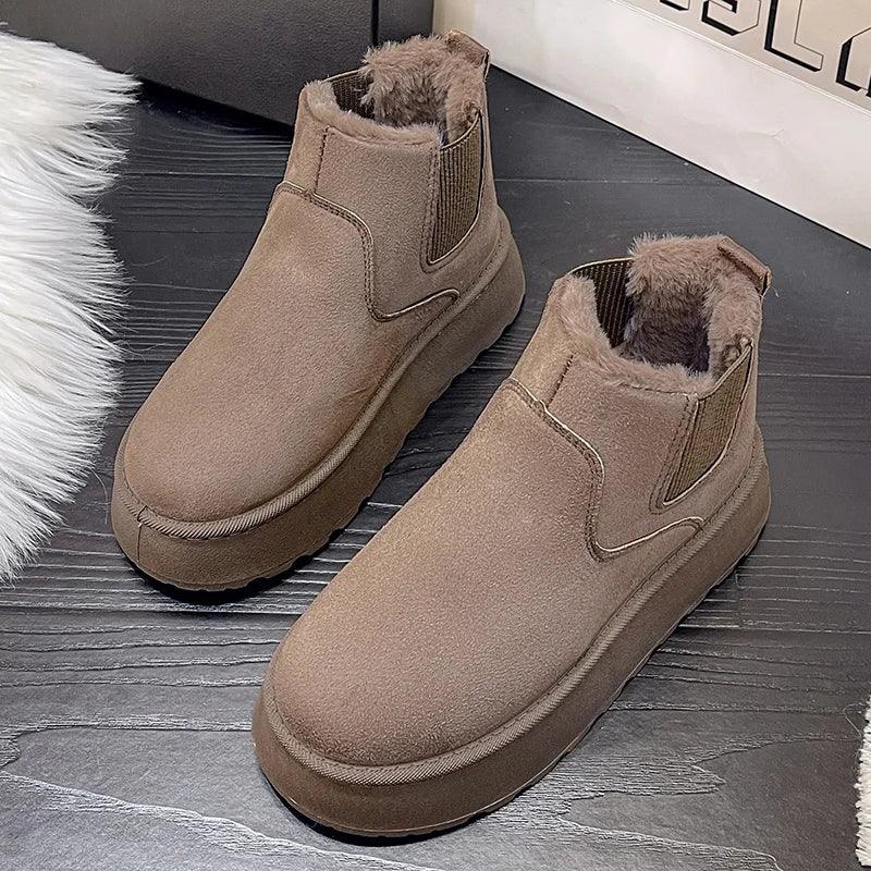 Lara - Comfortable Cotton Boots