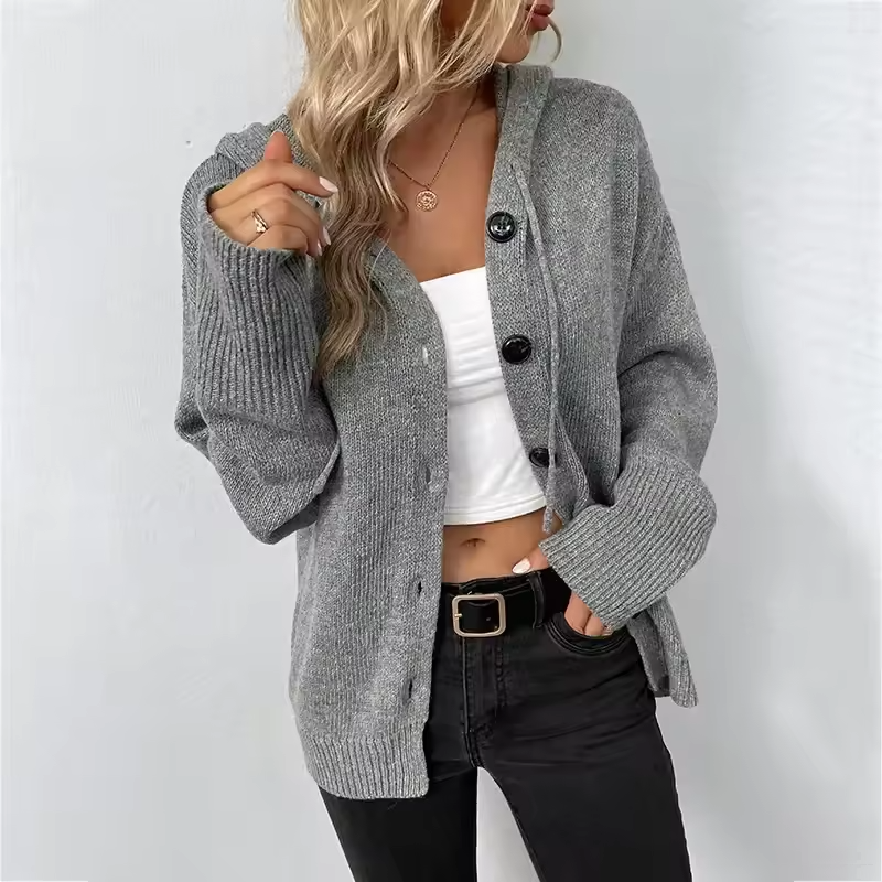 Harlow - Plain Hoodie Sweater
