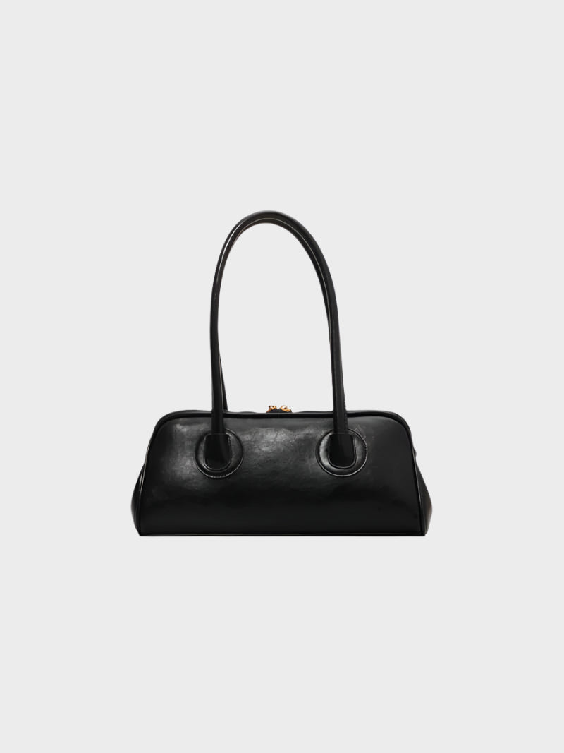 Lila - Faux Leather Shoulder Bag with Vintage Charm