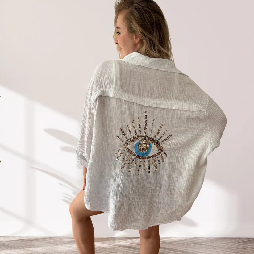 Elody - Oversized Shirt (Plus Size Available)