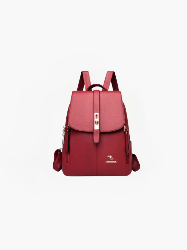 Nova - Anti-theft PU leather backpack with RFID protection and stylish design