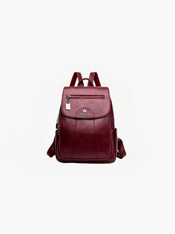 Ayla - Anti-Theft PU Leather Backpack with RFID Protection and Stylish Design