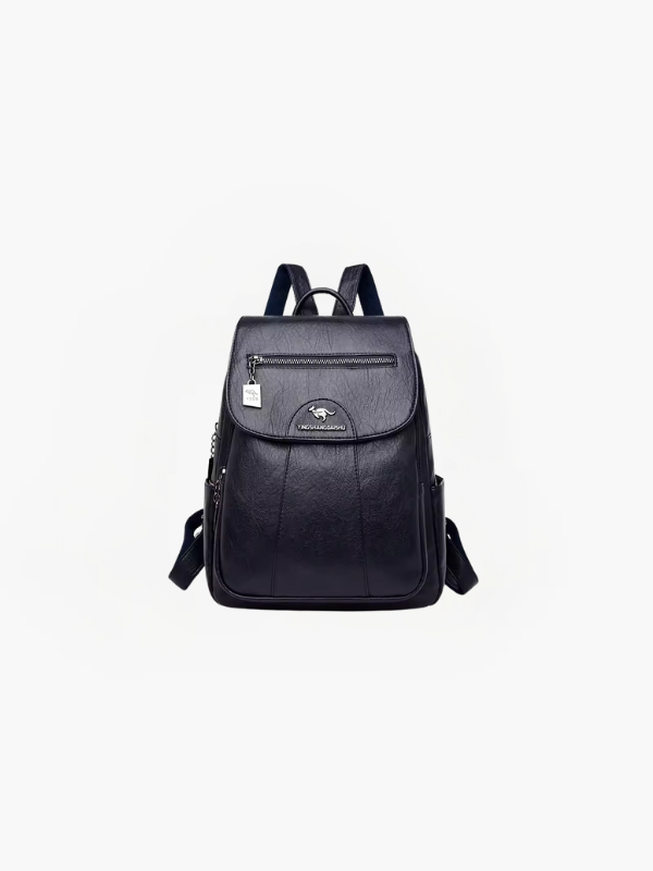 Ayla - Anti-Theft PU Leather Backpack with RFID Protection and Stylish Design