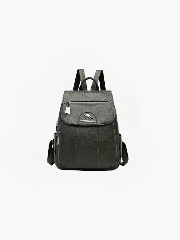 Ayla - Anti-Theft PU Leather Backpack with RFID Protection and Stylish Design
