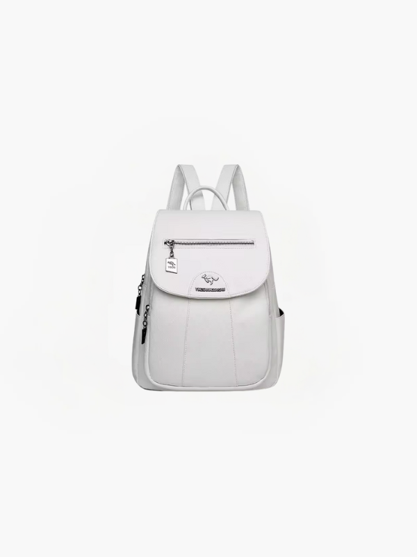 Ayla - Anti-Theft PU Leather Backpack with RFID Protection and Stylish Design