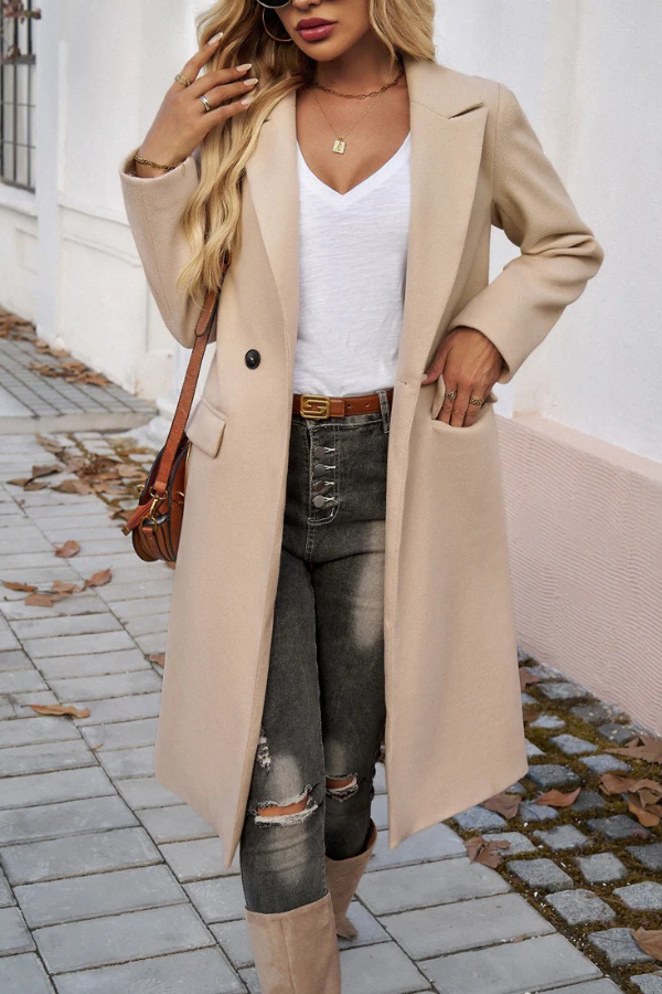 Ayvah - Women’s Elegant Tailored Long Winter Coat