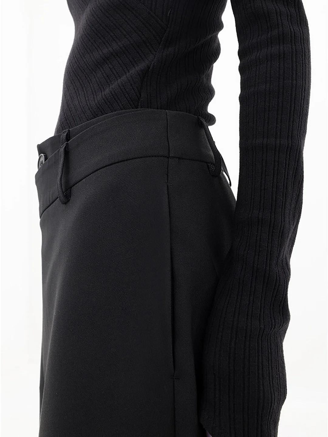 Abbie - High-Waisted Wide-Leg Trousers