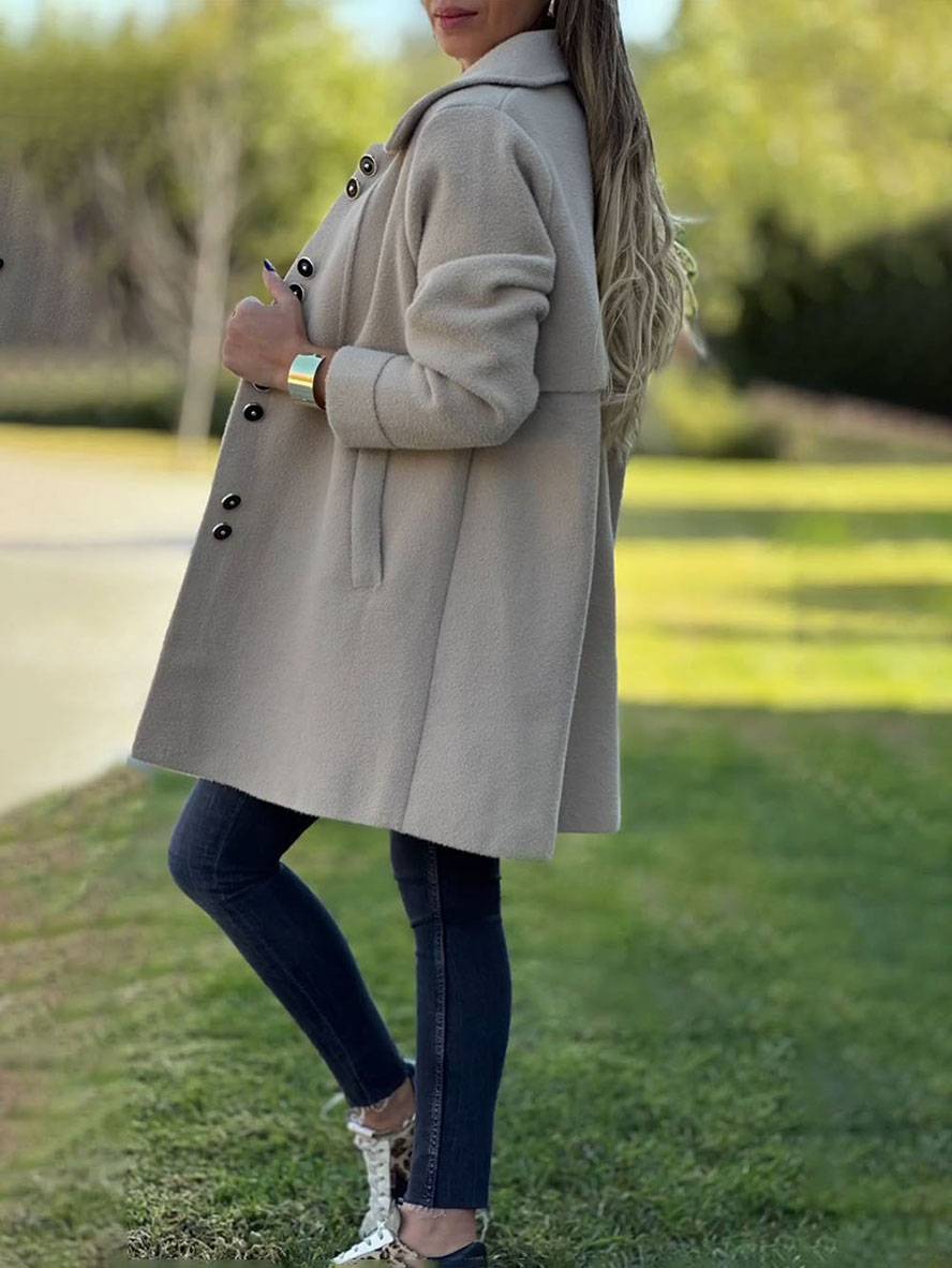 Freya - Elegant A-Line Winter Coat