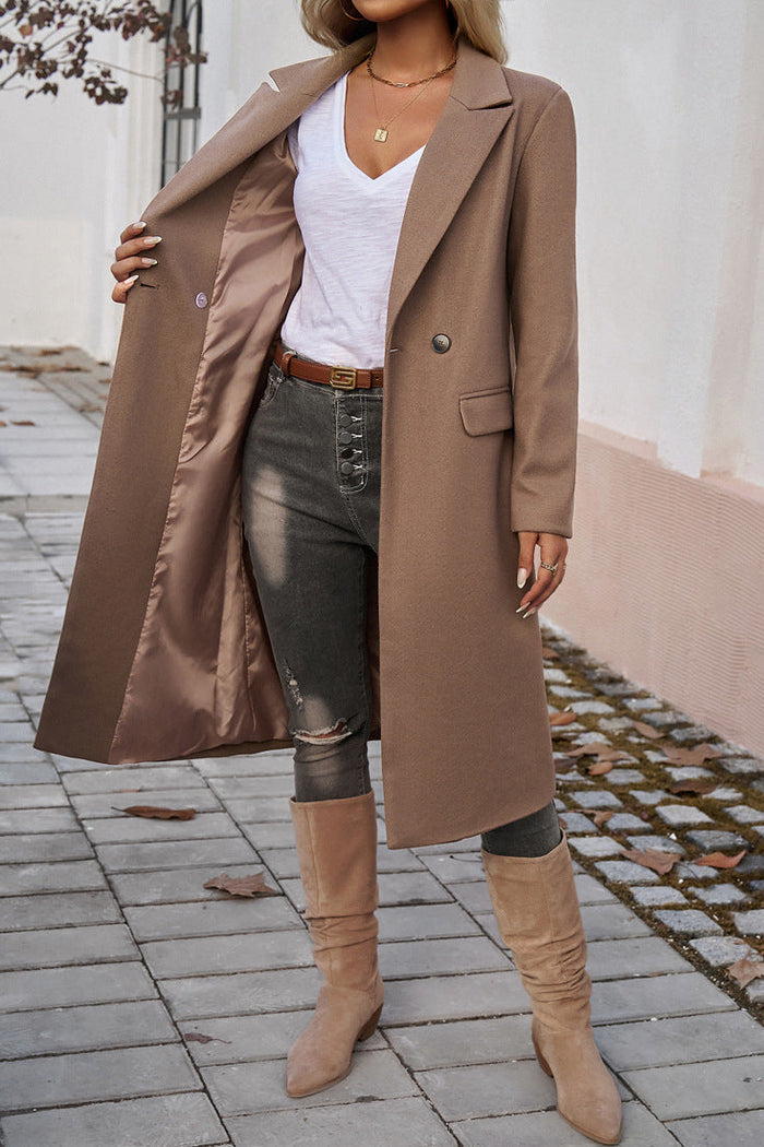 Ayvah - Women’s Elegant Tailored Long Winter Coat