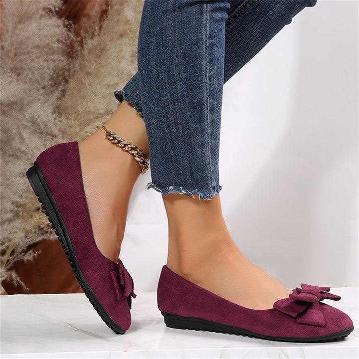 Sophie - Classic Quilted Bow Flats