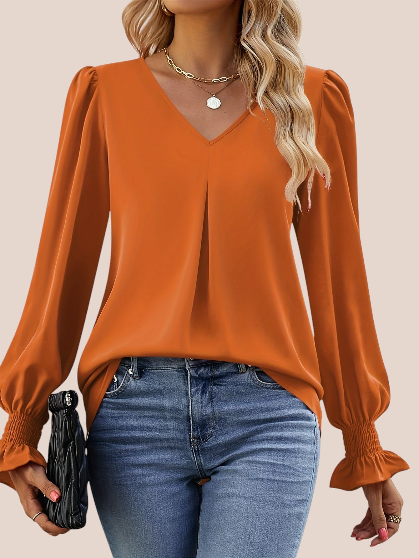 Maya - Elegant Fall Blouse