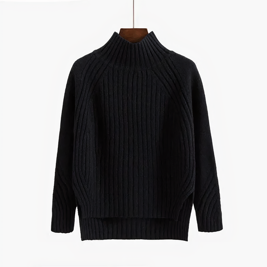 Claire - Ribbed Turtleneck Sweater