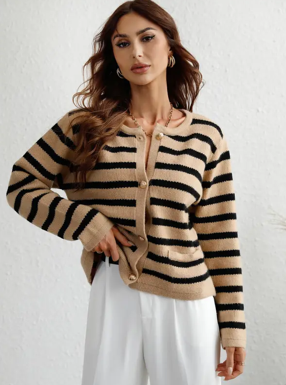 Mabel - Knitted Winter Cardigan