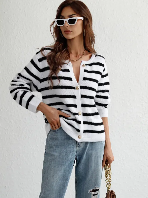 Mabel - Knitted Winter Cardigan