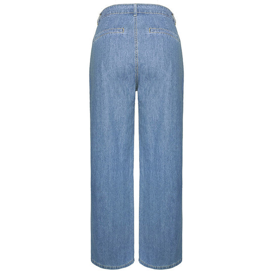 Grace - High-Waisted Denim Jeans