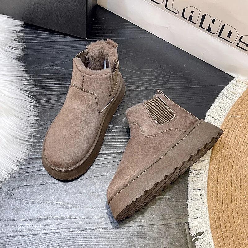 Lara - Comfortable Cotton Boots
