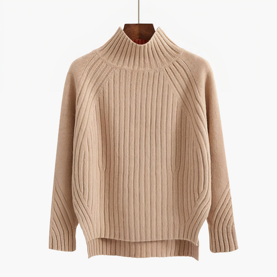 Claire - Ribbed Turtleneck Sweater