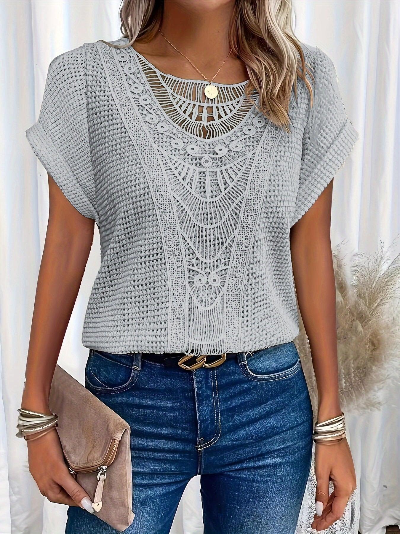 Lexi - Intricate Lace-Detail Top