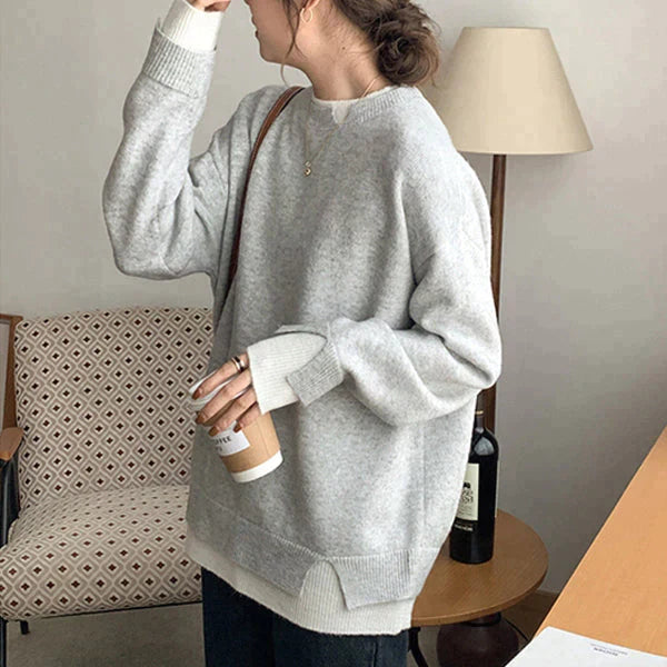 Lyla - Cozy Layered Sleeve Sweater
