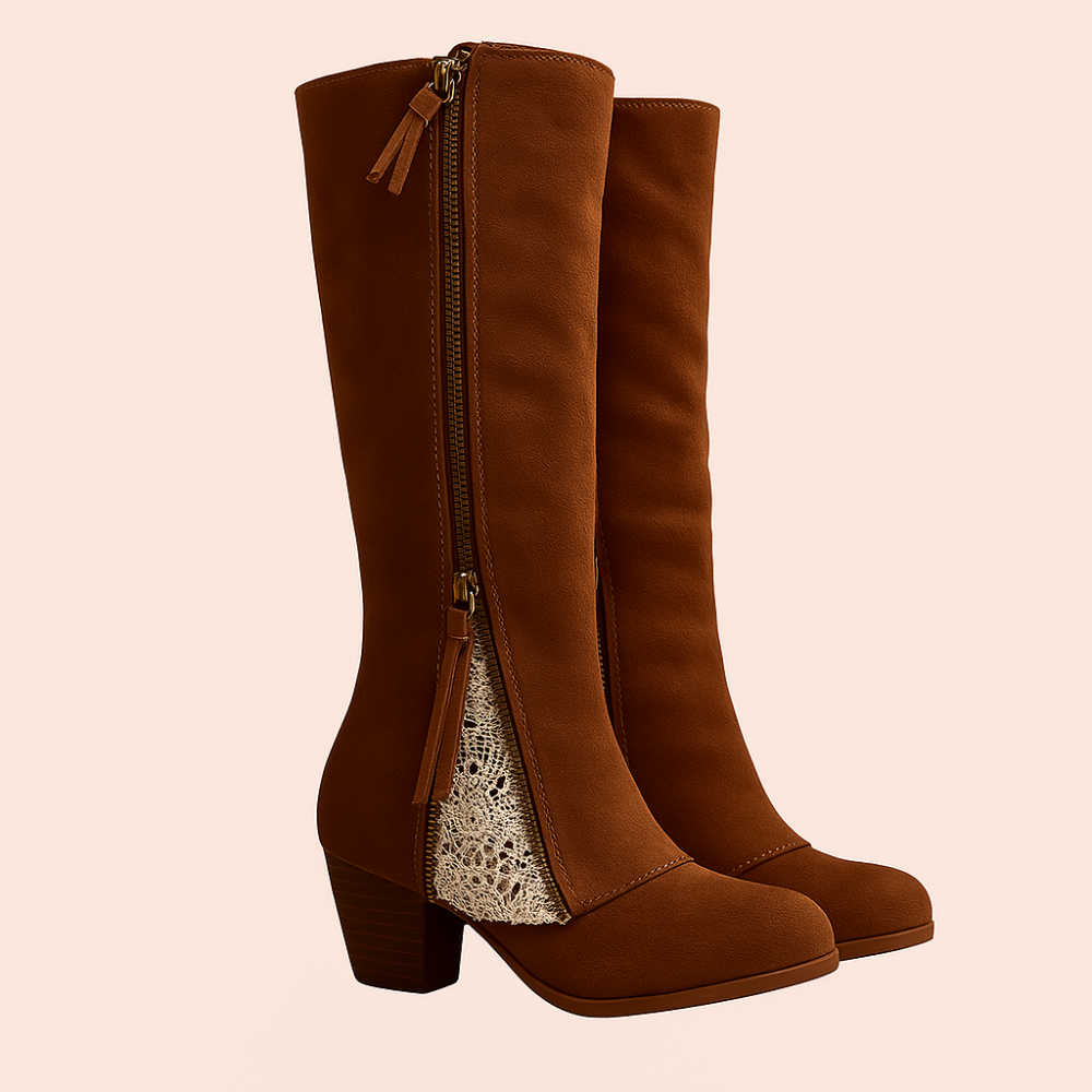 Josephine - Elegant Heeled Boots for a Sophisticated Look