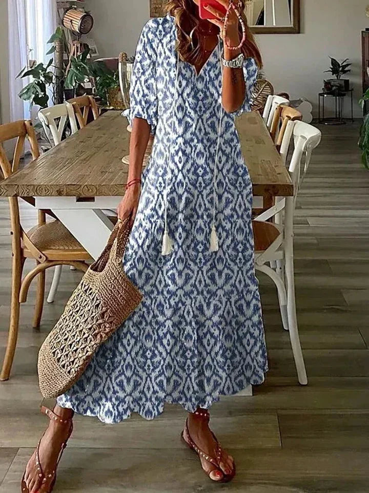 Eleanor - V-Neck Maxi Dress